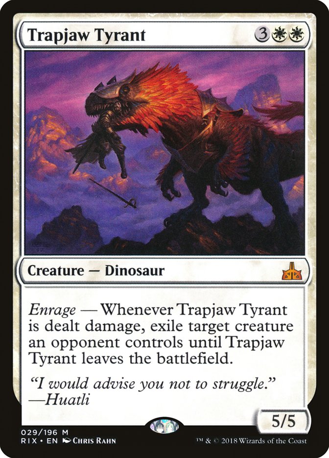 Trapjaw Tyrant [Rivals of Ixalan] | Empire Gaming NC