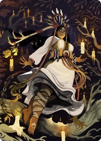Candlegrove Witch 2 Art Card [Innistrad: Midnight Hunt Art Series] | Empire Gaming NC