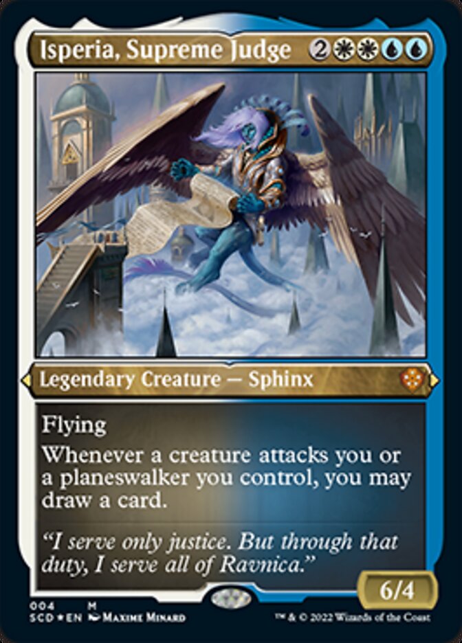 Isperia, Supreme Judge (Foil Etched) [Starter Commander Decks] | Empire Gaming NC