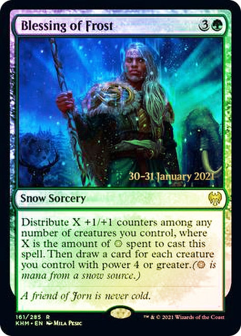 Blessing of Frost  [Kaldheim Prerelease Promos] | Empire Gaming NC