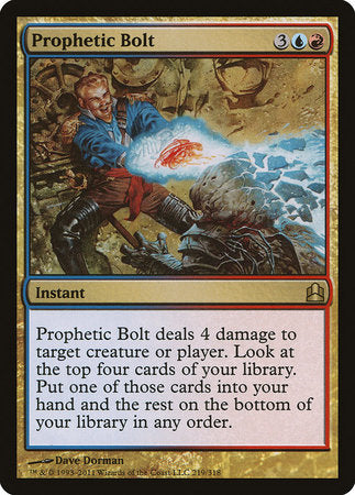 Prophetic Bolt [Commander 2011] | Empire Gaming NC