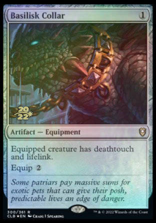 Basilisk Collar [Commander Legends: Battle for Baldur's Gate Prerelease Promos] | Empire Gaming NC