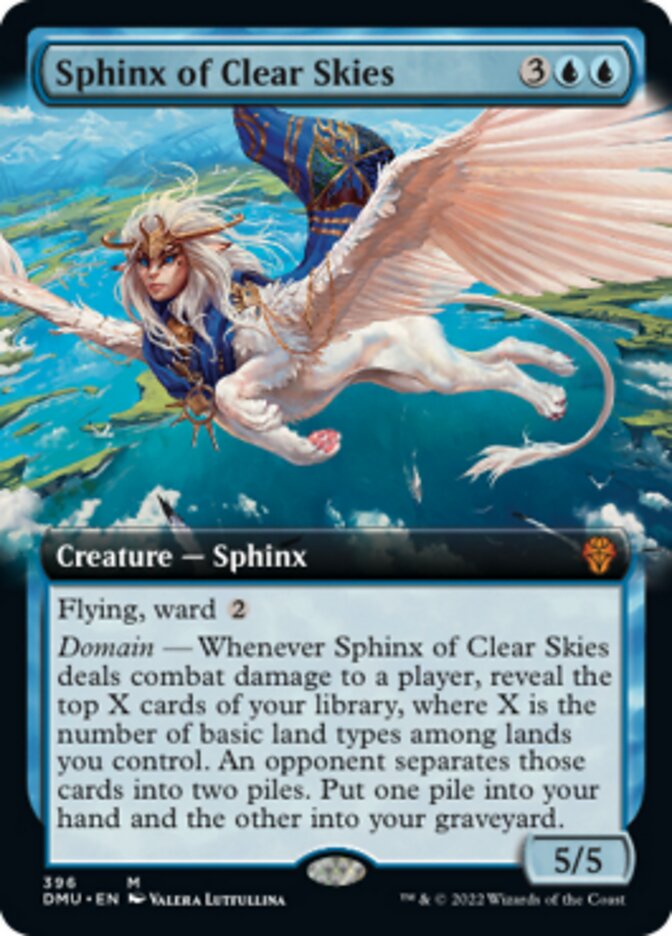 Sphinx of Clear Skies (Extended Art) [Dominaria United] | Empire Gaming NC