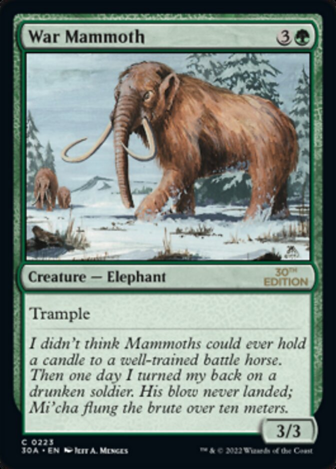 War Mammoth [30th Anniversary Edition] | Empire Gaming NC