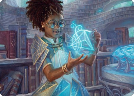 Zimone, Quandrix Prodigy Art Card [Strixhaven: School of Mages Art Series] | Empire Gaming NC