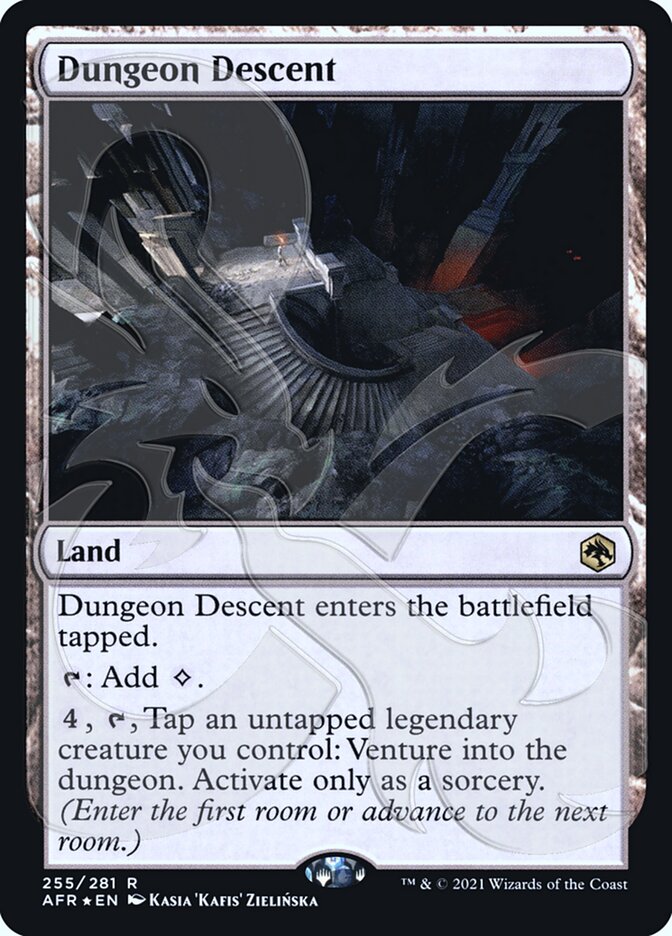 Dungeon Descent (Ampersand Promo) [Dungeons & Dragons: Adventures in the Forgotten Realms Promos] | Empire Gaming NC