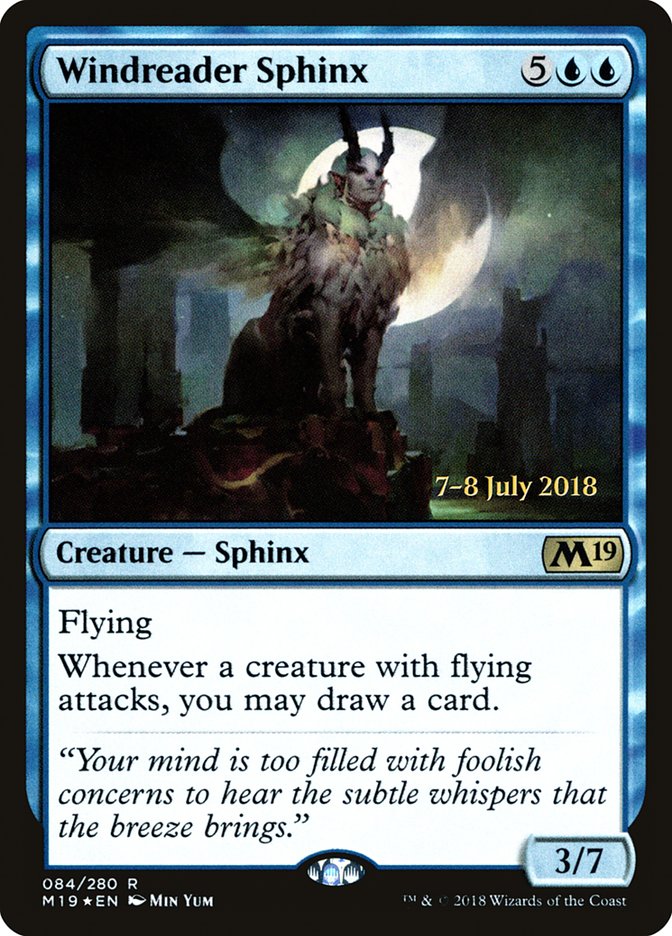 Windreader Sphinx [Core Set 2019 Promos] | Empire Gaming NC