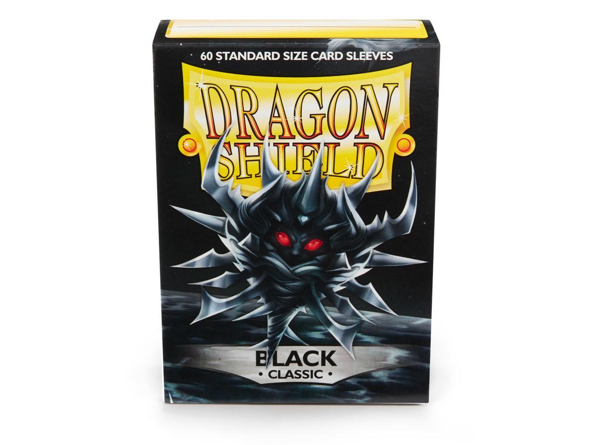 Dragon Shield Classic Sleeve - Black ‘Locus’ 60ct | Empire Gaming NC