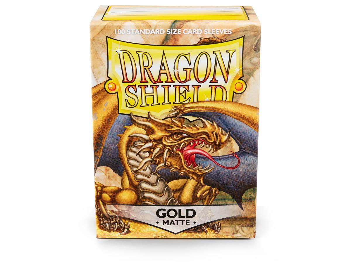 Dragon Shield Matte Sleeve - Gold ‘Gygex’ 100ct | Empire Gaming NC