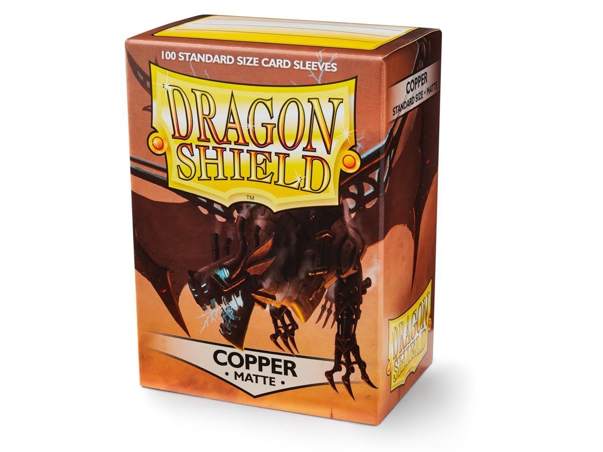 Dragon Shield Matte Sleeve - Copper ‘Draco Primus’ 100ct | Empire Gaming NC