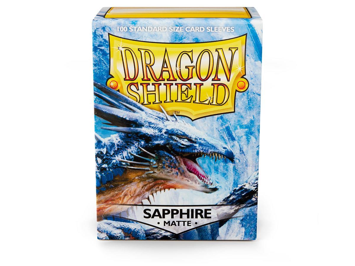 Dragon Shield Matte Sleeve - Sapphire ‘Roiin & Royenna’ 100ct | Empire Gaming NC