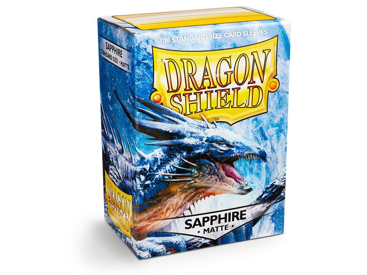 Dragon Shield Matte Sleeve - Sapphire ‘Roiin & Royenna’ 100ct | Empire Gaming NC