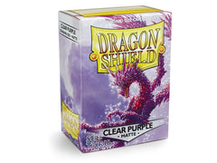 Dragon Shield Matte Sleeve - Clear Purple ‘Racan’ 100ct | Empire Gaming NC