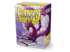 Dragon Shield Matte Sleeve - Clear Purple ‘Racan’ 100ct | Empire Gaming NC