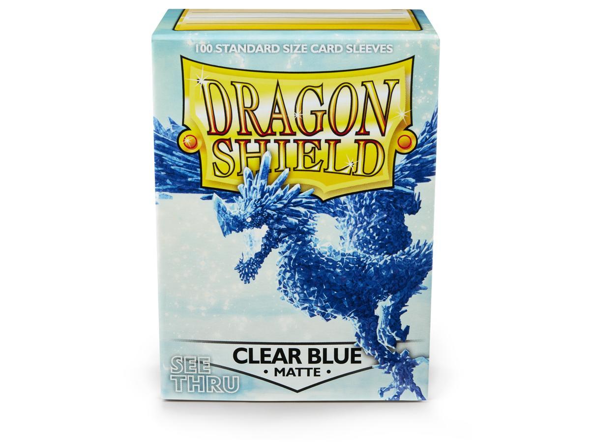 Dragon Shield Matte Sleeve - Clear Blue ‘Celeste’ 100ct | Empire Gaming NC