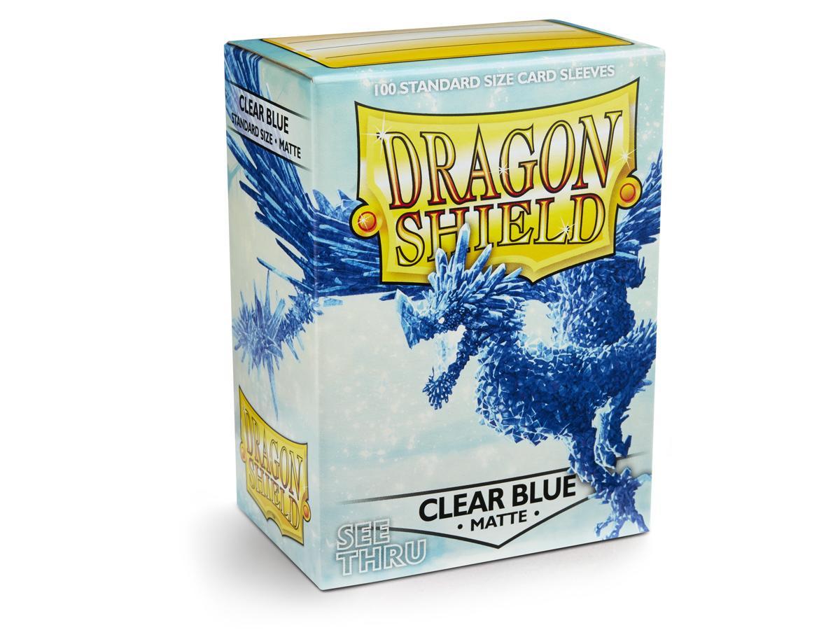 Dragon Shield Matte Sleeve - Clear Blue ‘Celeste’ 100ct | Empire Gaming NC