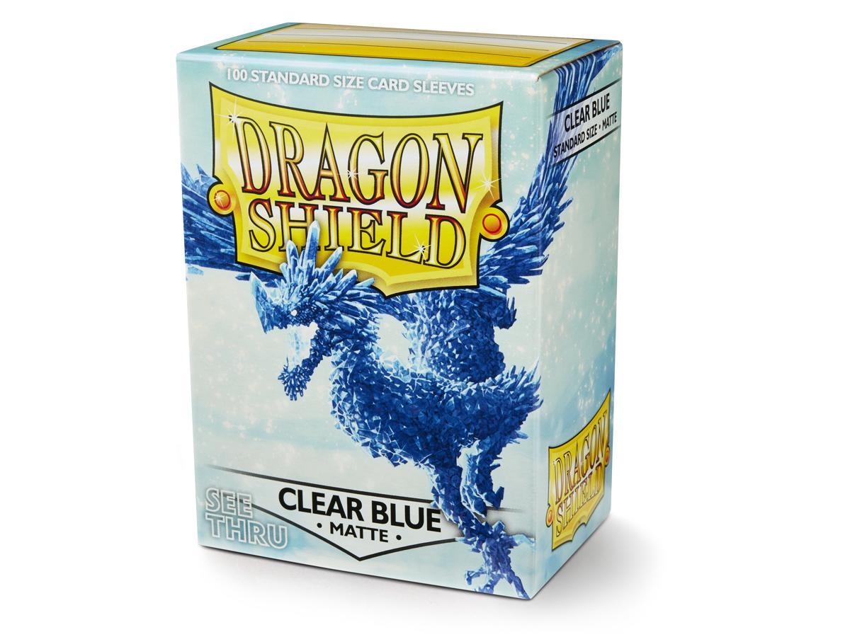 Dragon Shield Matte Sleeve - Clear Blue ‘Celeste’ 100ct | Empire Gaming NC