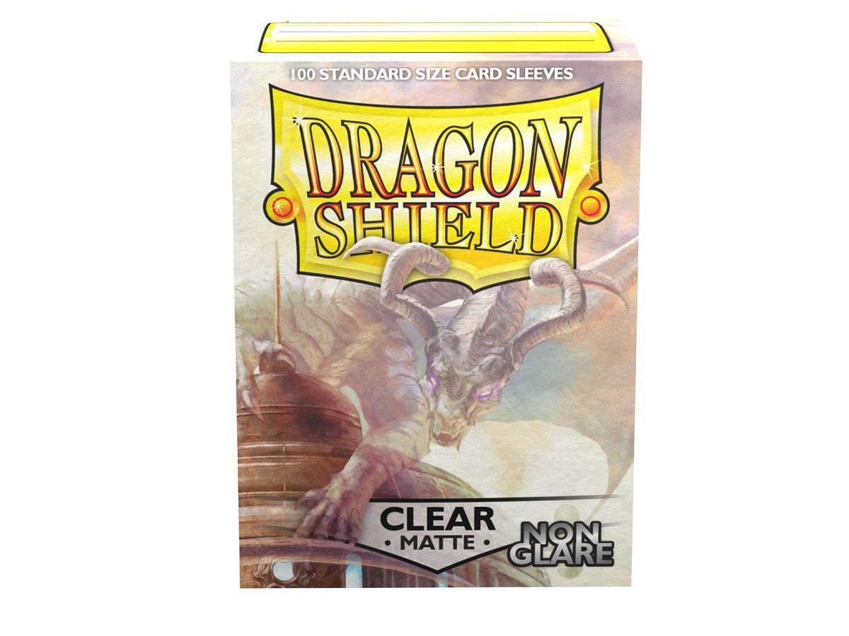 Dragon Shield Non-Glare Sleeve - Clear ‘Mantem’ 100ct | Empire Gaming NC