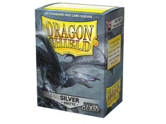 Dragon Shield Non-Glare Sleeve - Silver ‘Argentia’ 100ct | Empire Gaming NC