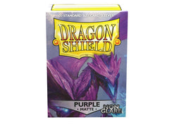 Dragon Shield Non-Glare Sleeve - Purple ‘Amifist’ 100ct | Empire Gaming NC