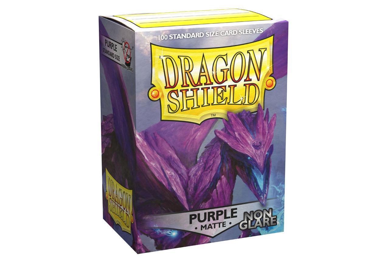 Dragon Shield Non-Glare Sleeve - Purple ‘Amifist’ 100ct | Empire Gaming NC