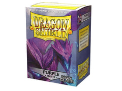 Dragon Shield Non-Glare Sleeve - Purple ‘Amifist’ 100ct | Empire Gaming NC