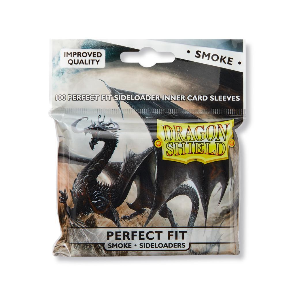 Dragon Shield Perfect Fit Sleeve - Smoke ‘Shinon’ 100ct | Empire Gaming NC