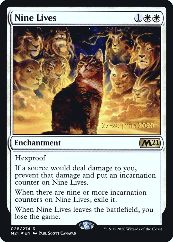 Nine Lives  [Core Set 2021 Prerelease Promos] | Empire Gaming NC