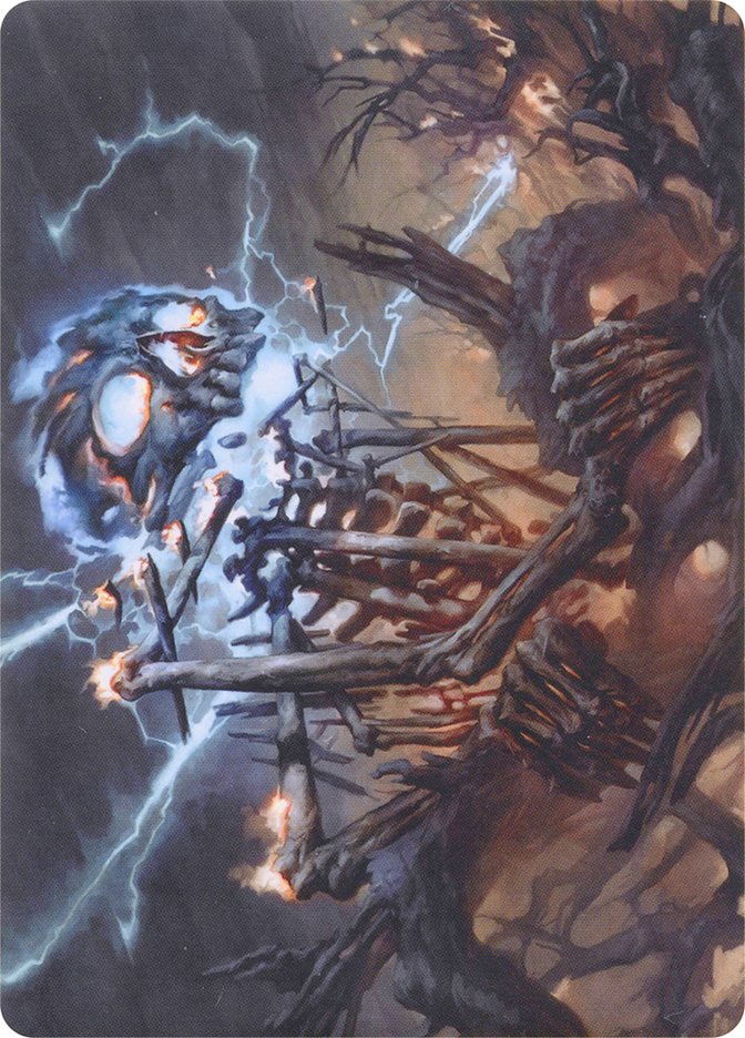 Lightning Skelemental (Art Series) [Art Series: Modern Horizons] | Empire Gaming NC