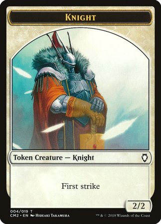 Knight Token [Commander Anthology Volume II Tokens] | Empire Gaming NC