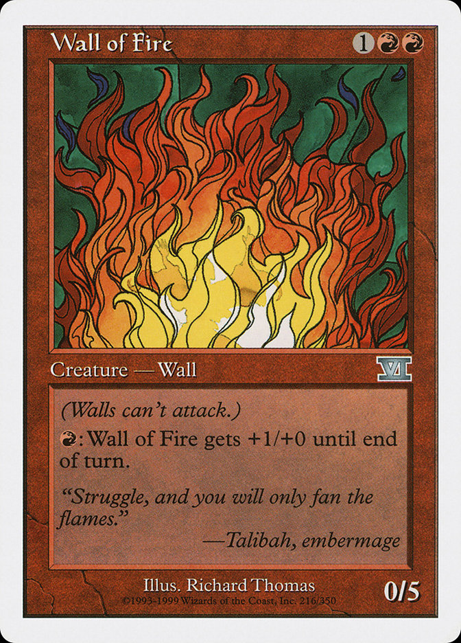 Wall of Fire [Classic Sixth Edition] | Empire Gaming NC