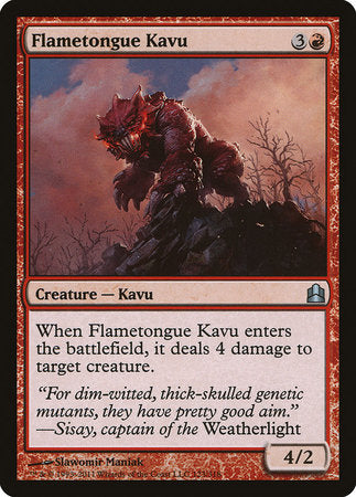 Flametongue Kavu [Commander 2011] | Empire Gaming NC