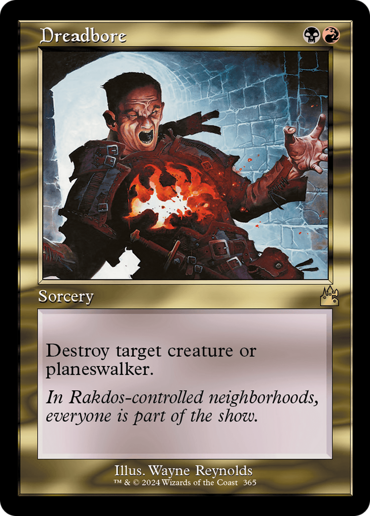 Dreadbore (Retro Frame) [Ravnica Remastered] | Empire Gaming NC