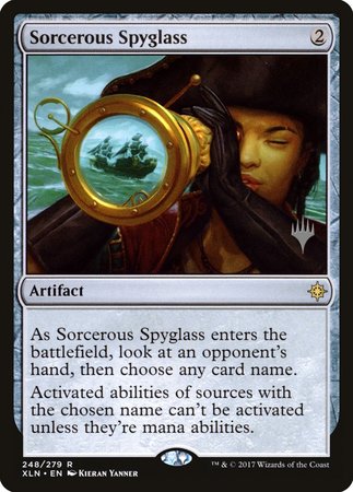 Sorcerous Spyglass [Ixalan Promos] | Empire Gaming NC