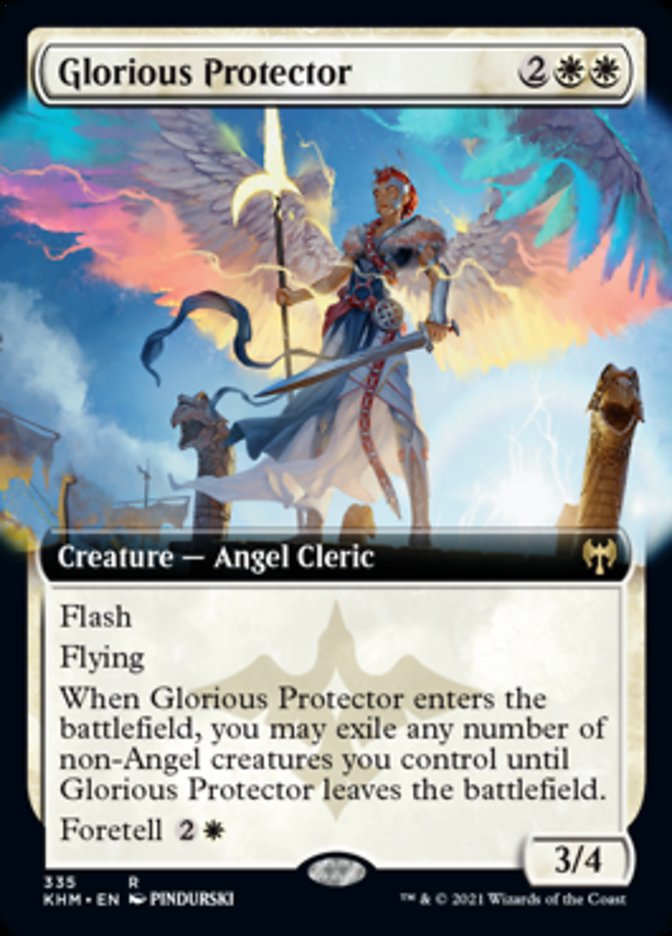 Glorious Protector (Extended Art) [Kaldheim] | Empire Gaming NC