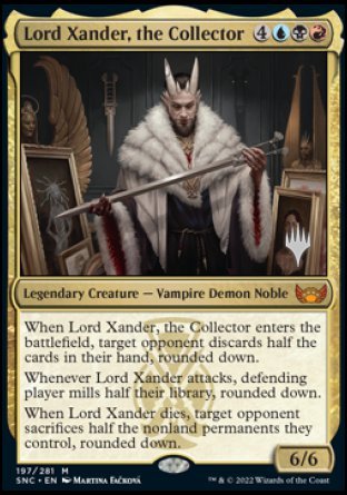 Lord Xander, the Collector (Promo Pack) [Streets of New Capenna Promos] | Empire Gaming NC