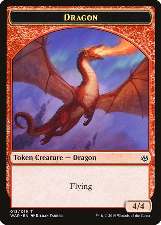 Dragon Token [War of the Spark Tokens] | Empire Gaming NC