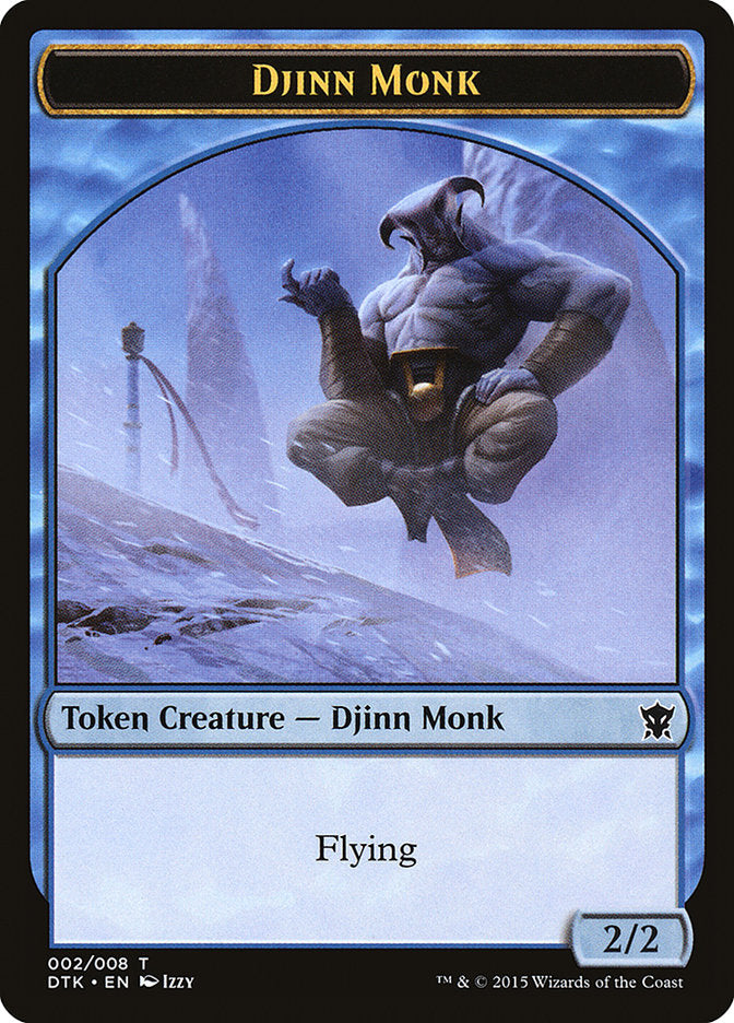 Djinn Monk [Dragons of Tarkir Tokens] | Empire Gaming NC