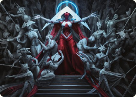 Elesh Norn, Mother of Machines Art Card [Phyrexia: All Will Be One Art Series] | Empire Gaming NC