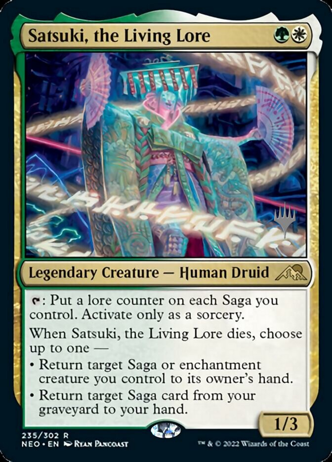 Satsuki, the Living Lore (Promo Pack) [Kamigawa: Neon Dynasty Promos] | Empire Gaming NC