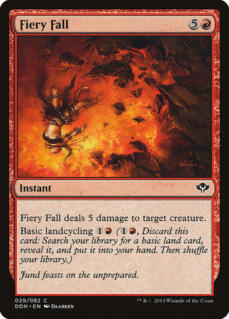 Fiery Fall [Duel Decks: Speed vs. Cunning] | Empire Gaming NC