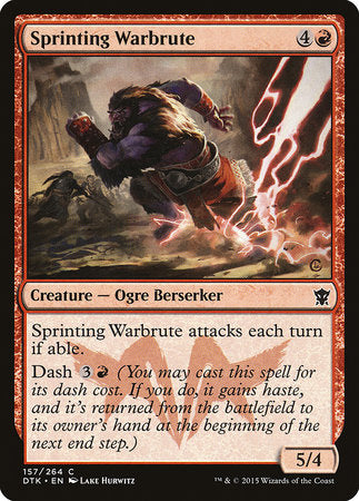 Sprinting Warbrute [Dragons of Tarkir] | Empire Gaming NC