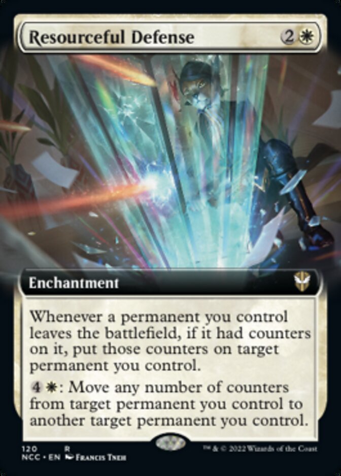 Resourceful Defense (Extended Art) [Streets of New Capenna Commander] | Empire Gaming NC