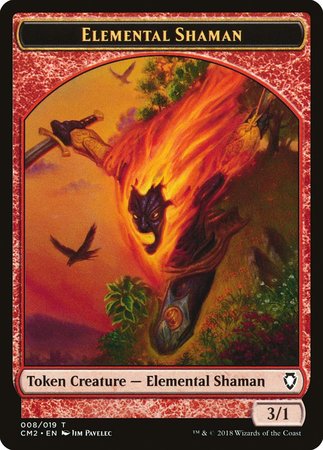 Elemental Shaman Token [Commander Anthology Volume II Tokens] | Empire Gaming NC