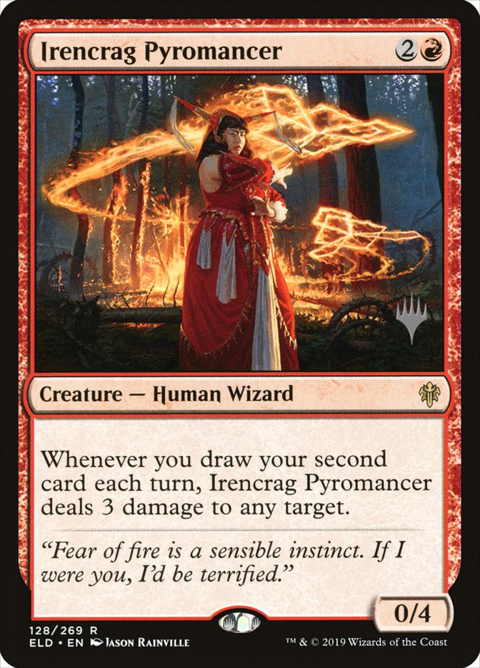 Irencrag Pyromancer (Promo Pack) [Throne of Eldraine Promos] | Empire Gaming NC