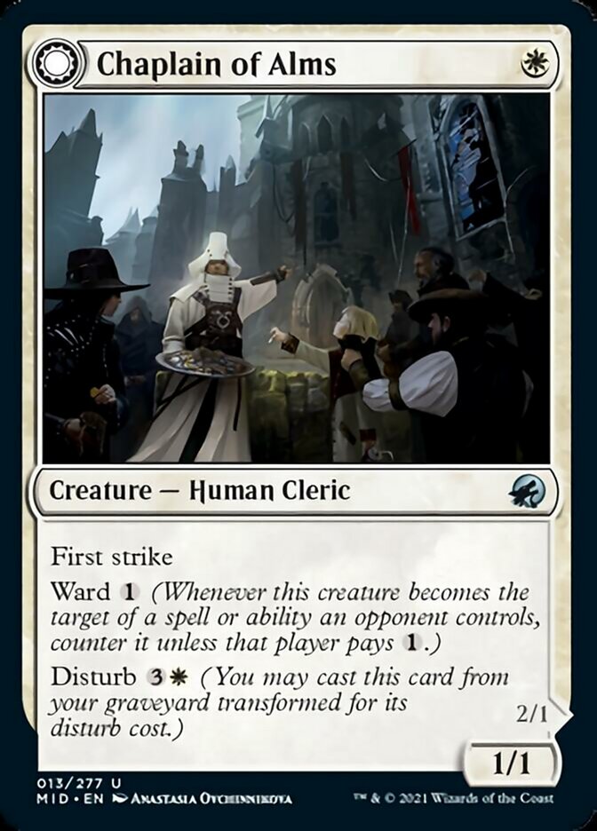 Chaplain of Alms // Chapel Shieldgeist [Innistrad: Midnight Hunt] | Empire Gaming NC