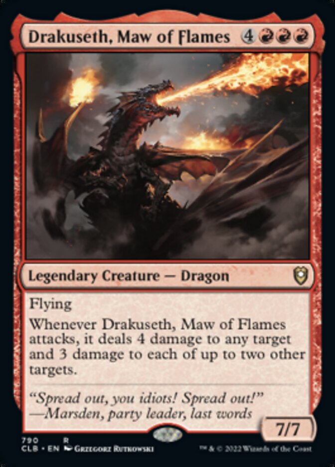 Drakuseth, Maw of Flames [Commander Legends: Battle for Baldur's Gate] | Empire Gaming NC