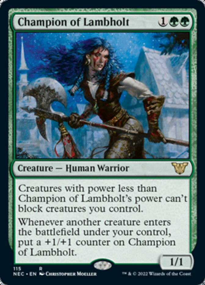 Champion of Lambholt [Kamigawa: Neon Dynasty Commander] | Empire Gaming NC