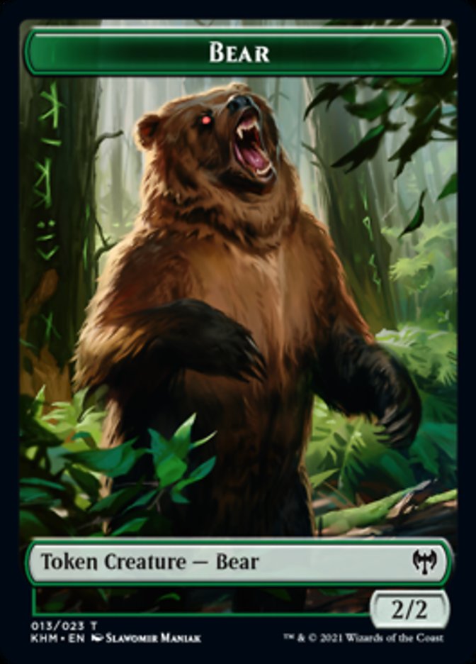 Bear Token [Kaldheim] | Empire Gaming NC