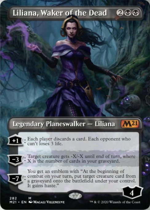 Liliana, Waker of the Dead (Borderless) [Core Set 2021] | Empire Gaming NC